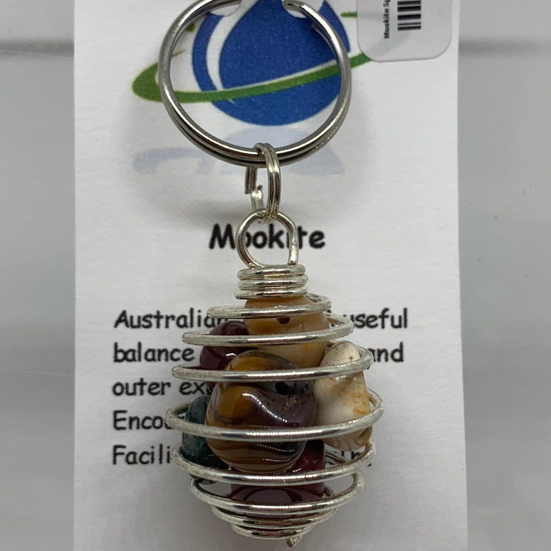 Mookite Spiral Cage Keychain-KD06