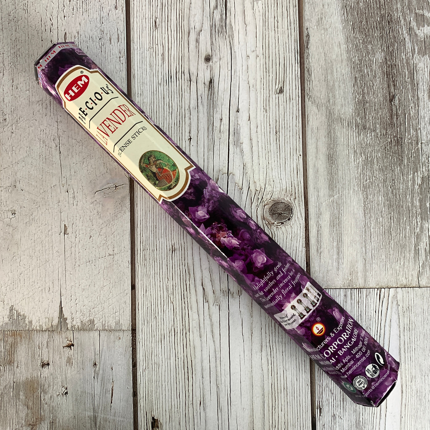 Hem Precious Lavender Incense (20gr Hex Pack)