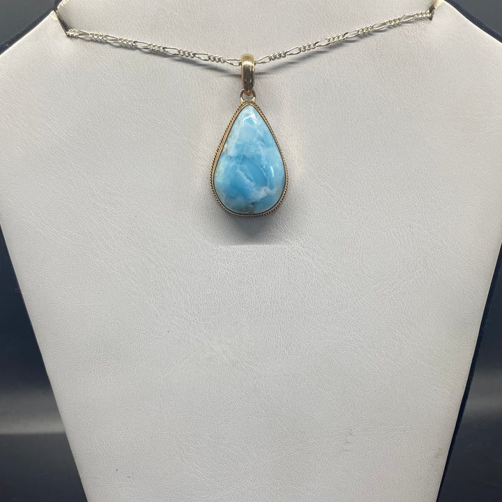 Larimar SS-GF Pendant-TM1593