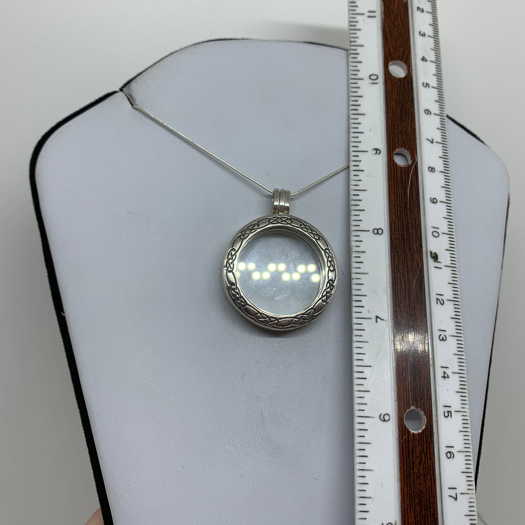 LG RND Locket Pendant SS P12