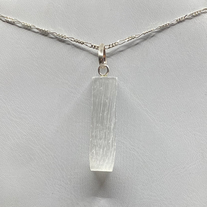 Selenite Pendant (drilled-top)