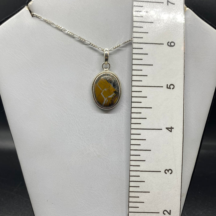 Painted Jasper SS Pendant-TM1610