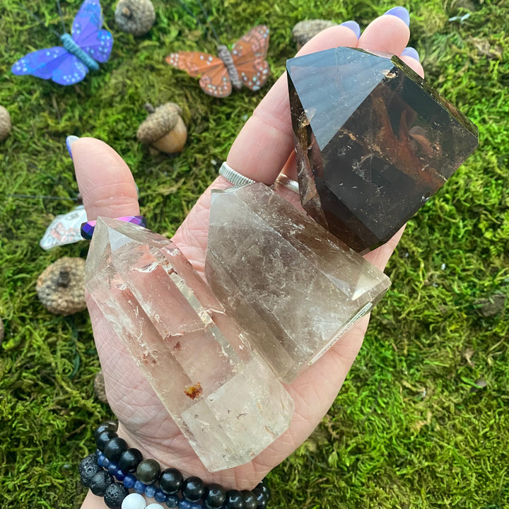 Smoky Quartz Point Polished PT39-6