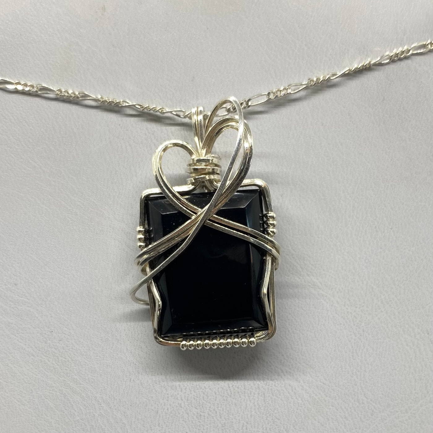 Wire Wrapped Resin SS Pendant-TM1513