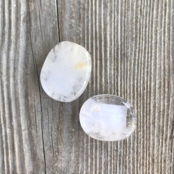 Clear Quartz Thumb Stone TS3