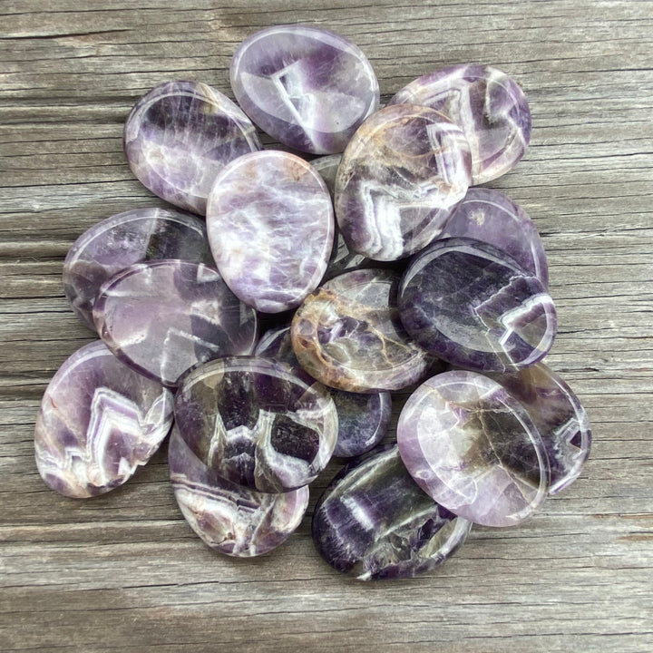 Amethyst Worry Stone