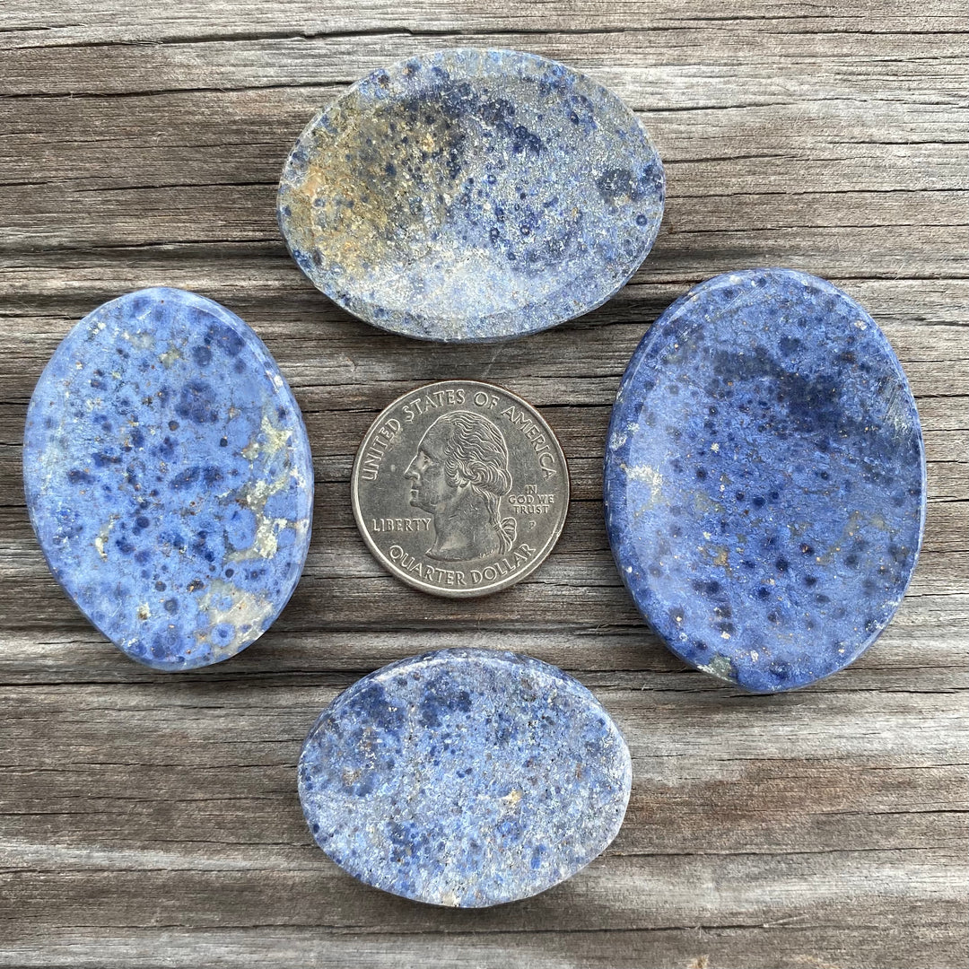 Dumortierite Worry Stone