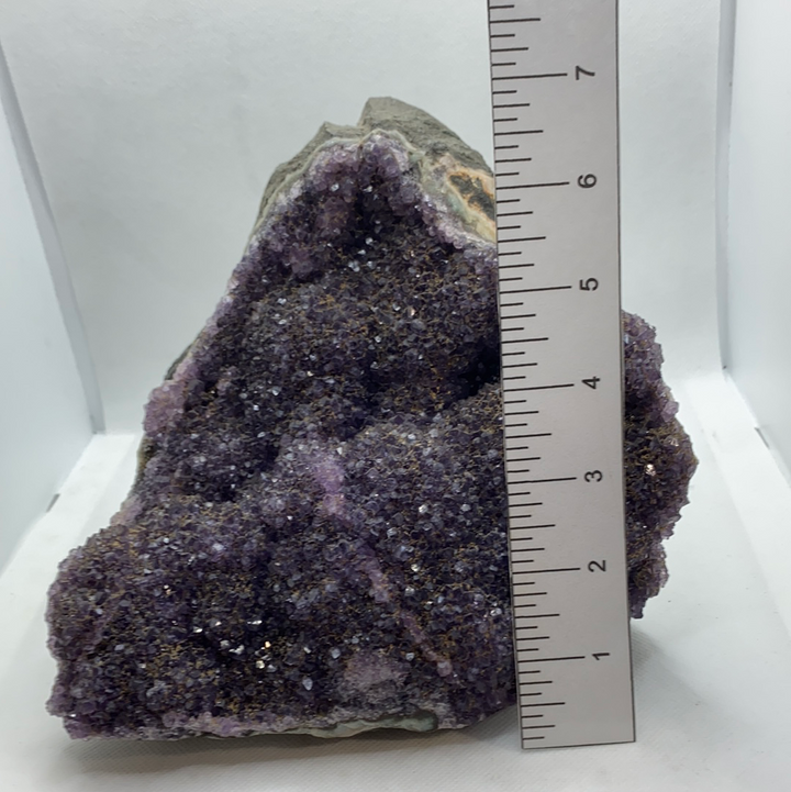 Black Amethyst Cut Base  RD25