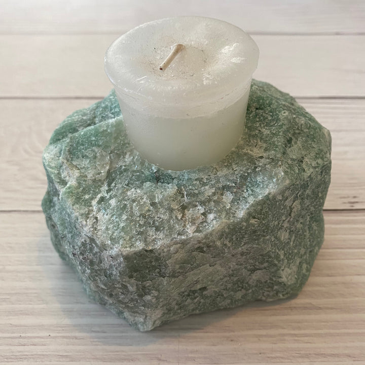 Green Aventurine Tealight Holder