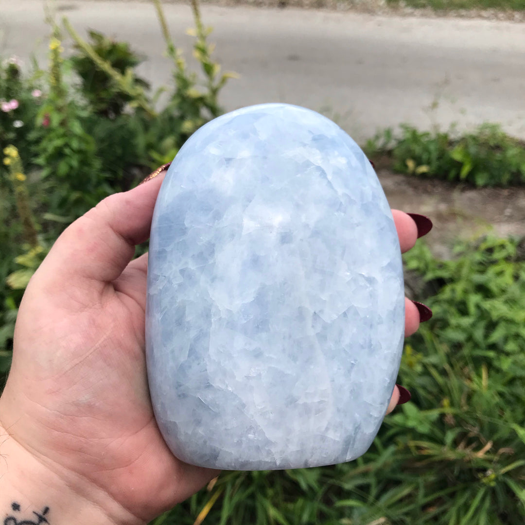 Blue Calcite Free Form CCEC404