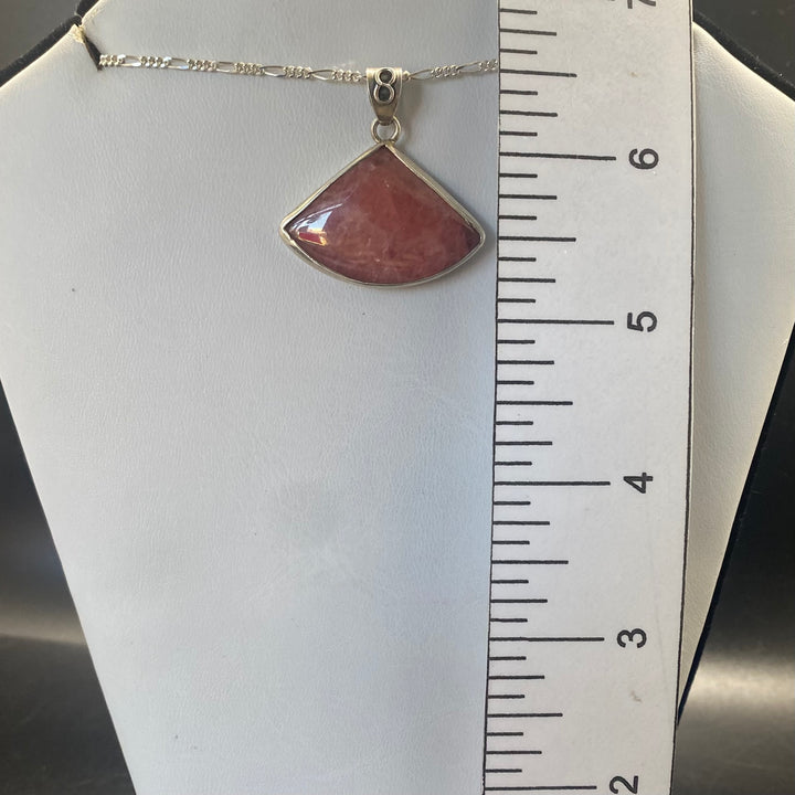 Rhodochrosite SS Pendant TM1560