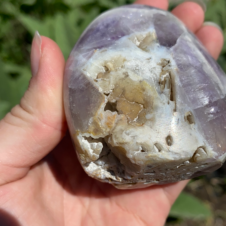 Chevron Amethyst Free Form-FF10-10WZ