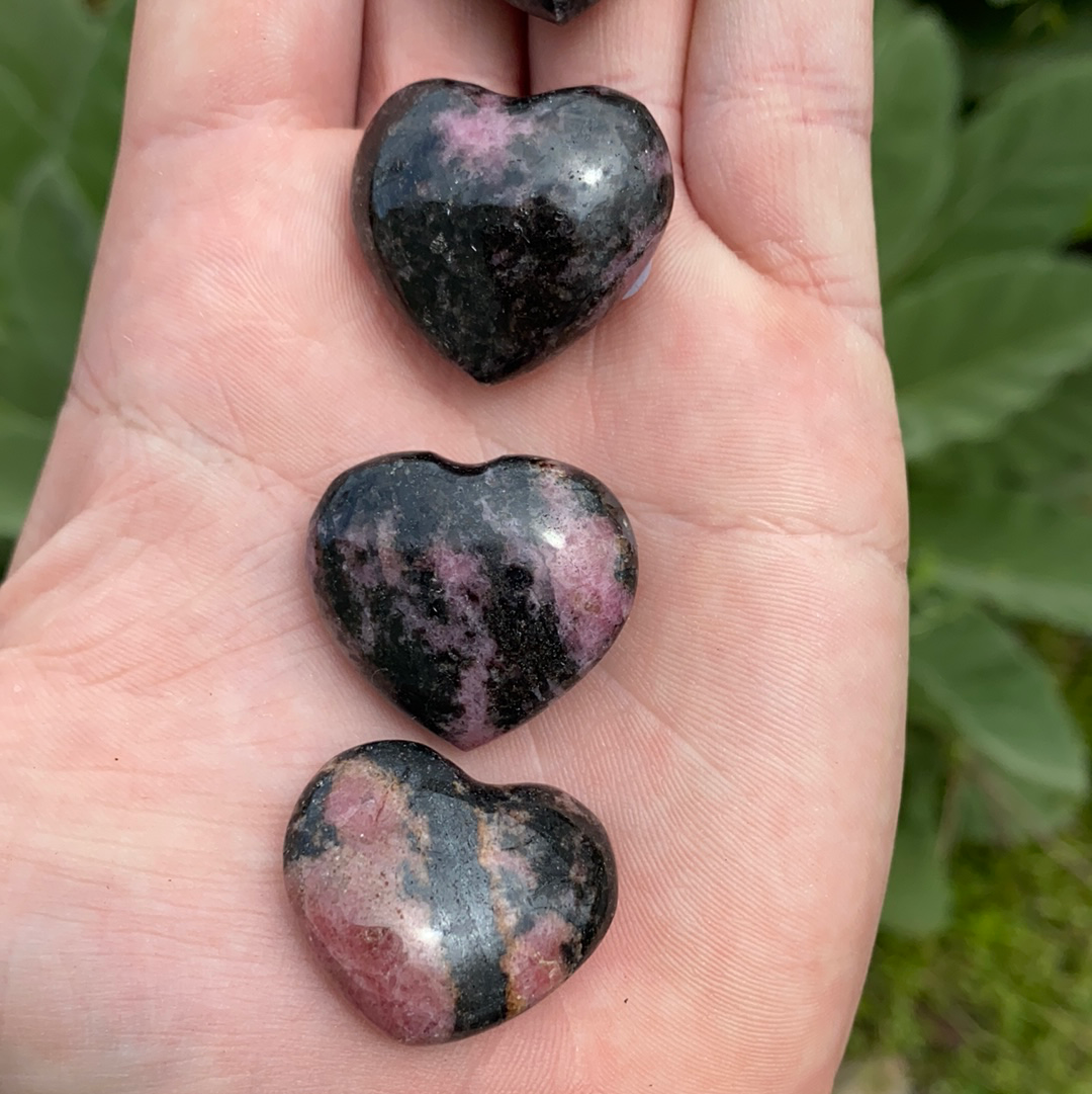 Rhodonite Heart HT29-2