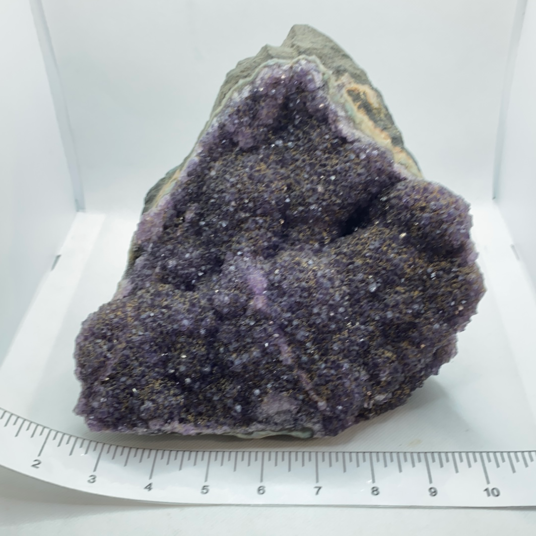 Black Amethyst Cut Base  RD25