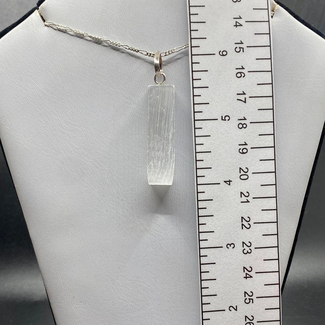 Selenite Pendant (drilled-top)