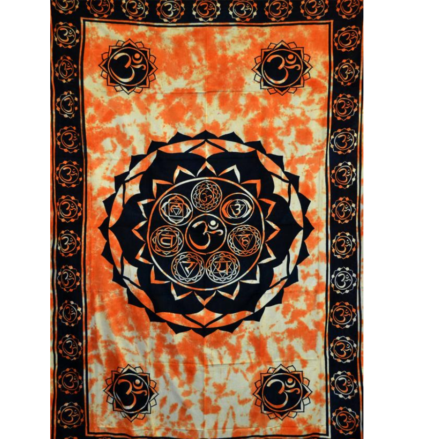 Chakra Orange Tapestry 72"x108" (T22)
