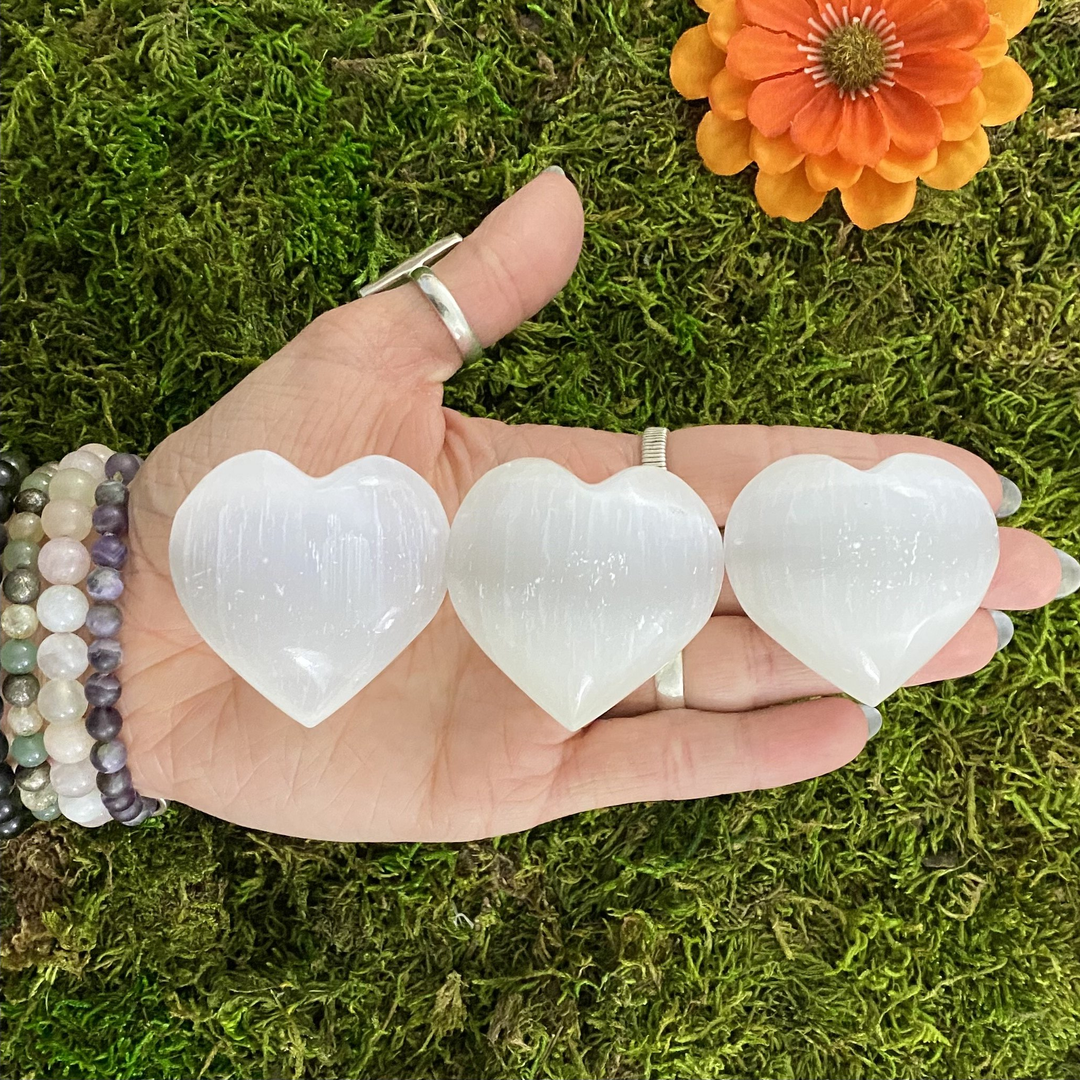 Selenite Heart