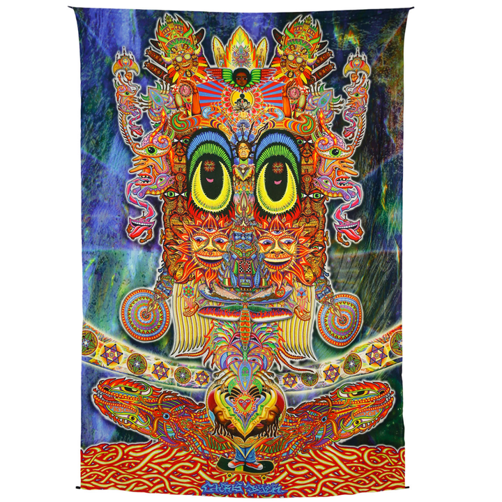 Skater Heady Art Print Tapestry 53"x85" (T32)