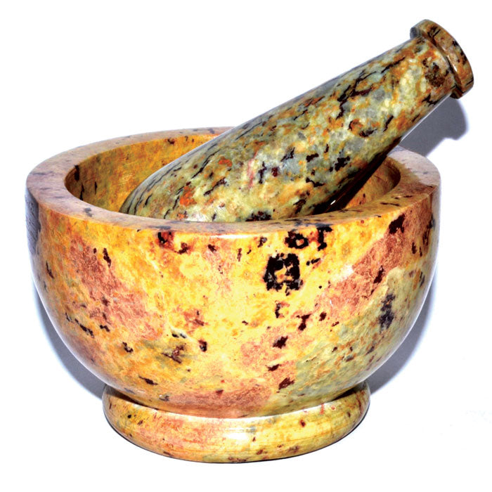 Soapstone Mortar and Pestle (colors vary)