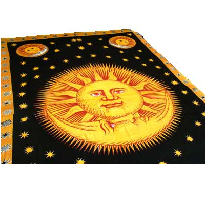 Sun God Cotton Tapestry 72" x 108" (T4)
