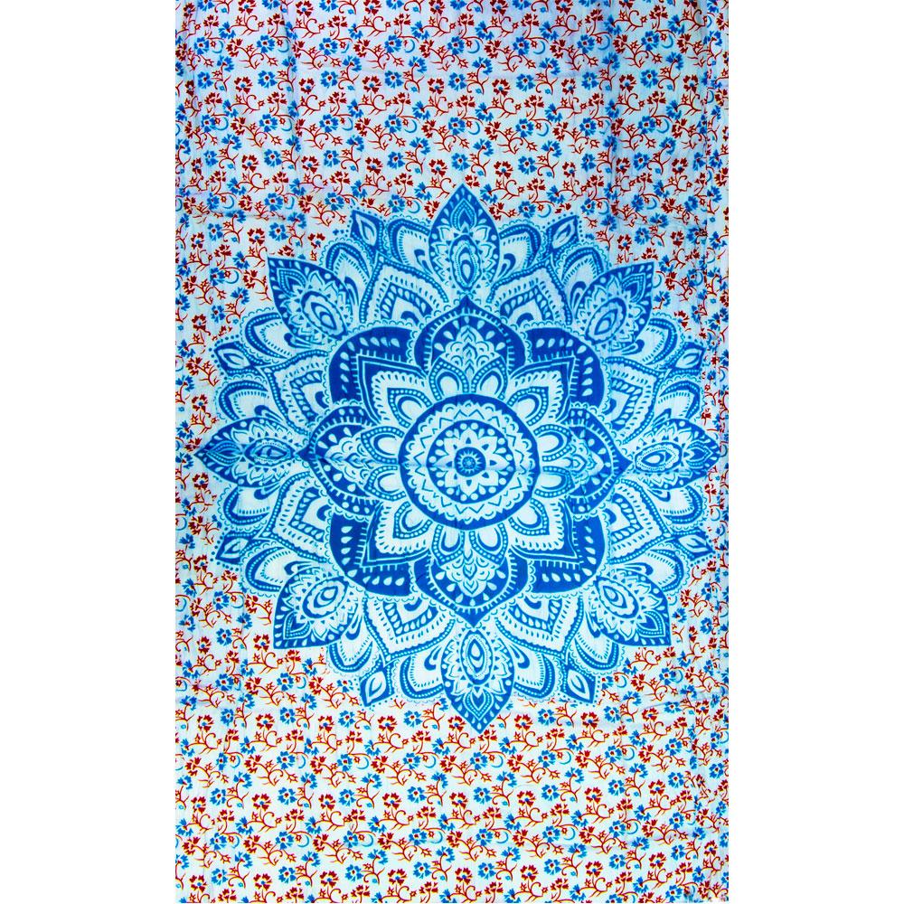 Turquoise Lotus - Rayon Sarong 45"x62" (H)