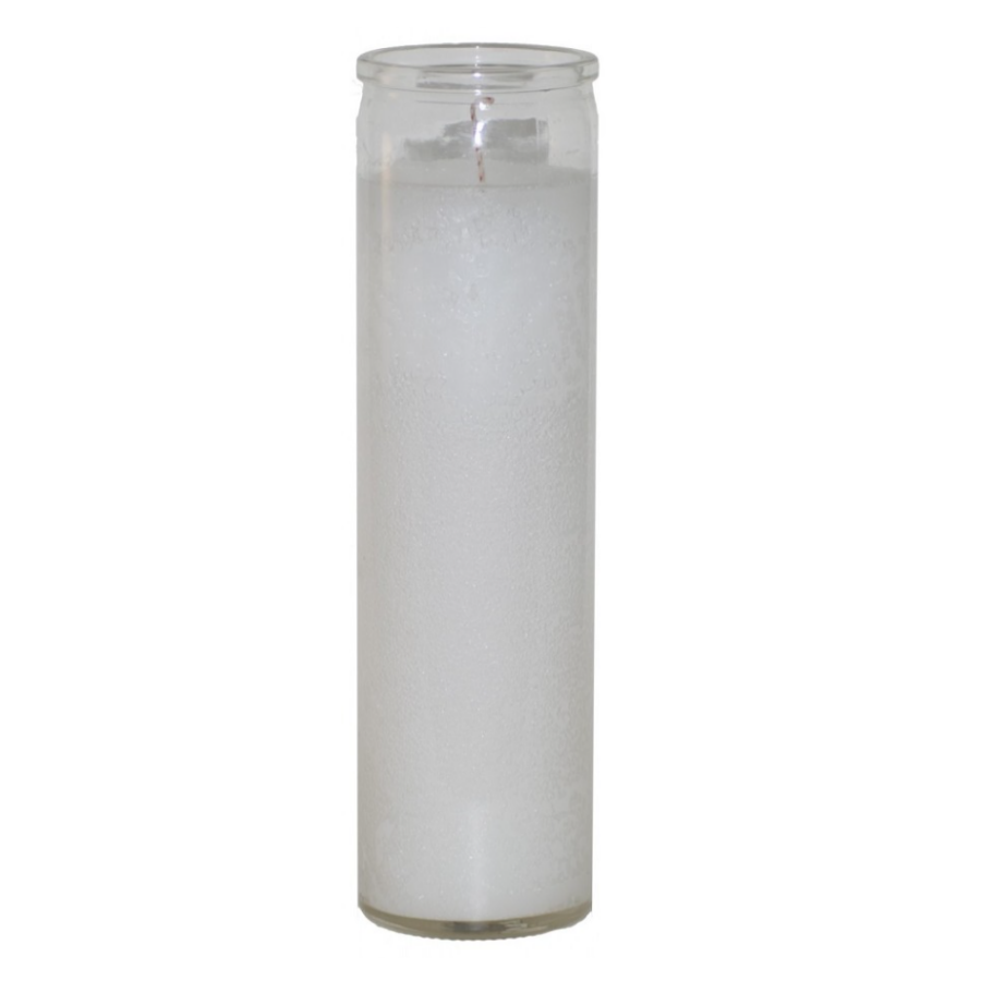 White 7 Day Jar Candle