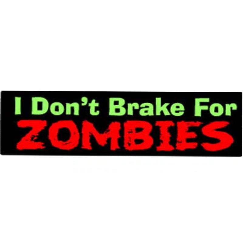 (CLEARANCE) Brake for Zombies Bumper Sticker